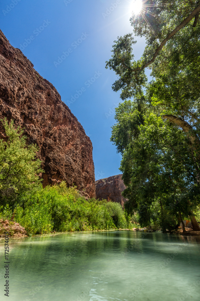 Creek Winding Through Canyon Creek Winding Through Canyon
