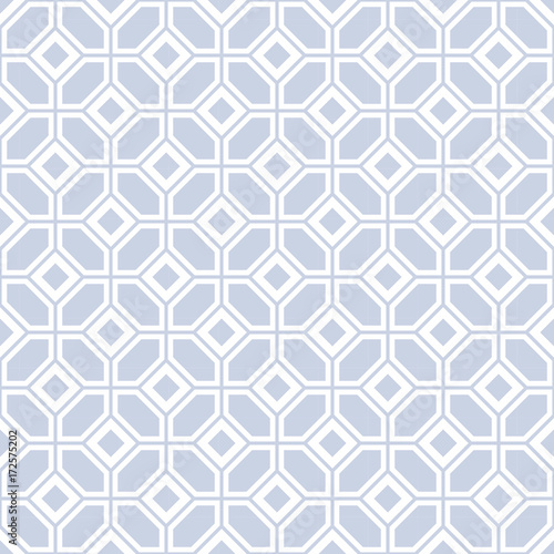 Vector retro geometric seamless pattern. Arabic pattern. Green vintage color background.