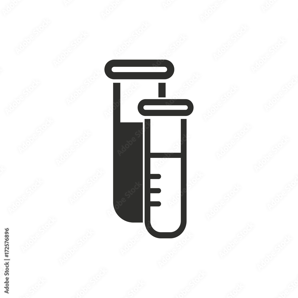 Flask vector icon. Flask vector icon.