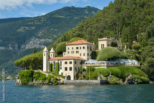 Villa del Balbianello at lake Como photo