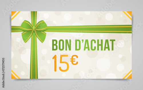 Bon d'Achat - 15 euros