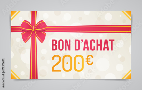 Bon d'Achat - 200 euros