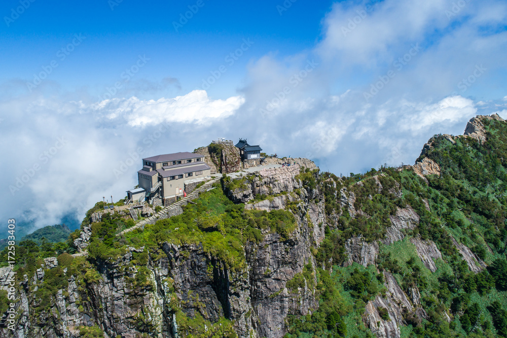 石鎚山（愛媛県）　空撮