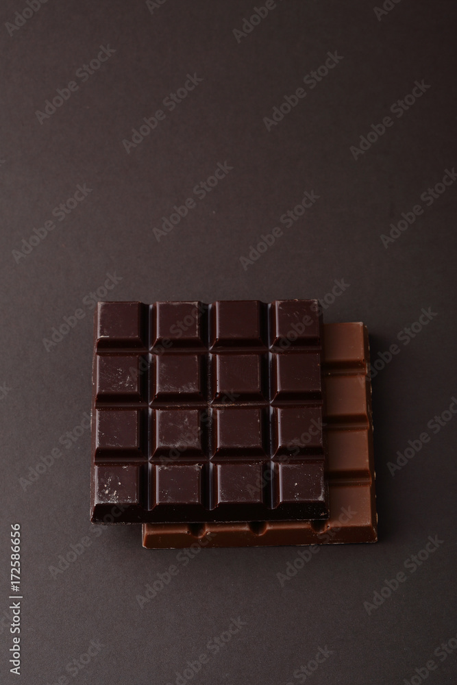 Two bars of chocolate Two bars of chocolate
