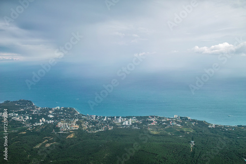 View at the top of Ai Petri mountain in Crimea  Russia