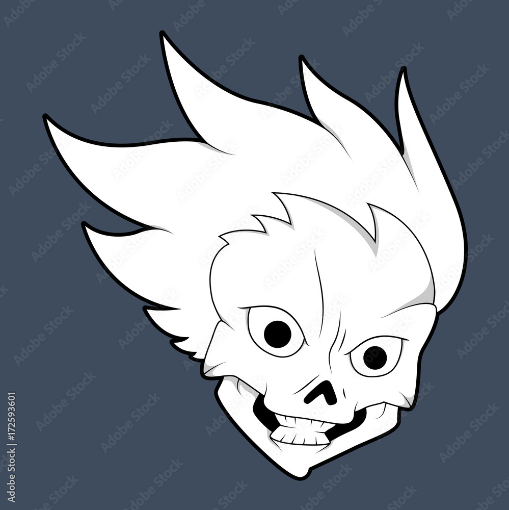 Funny Happy Skull Face Expression Funny Happy Skull Face Expression