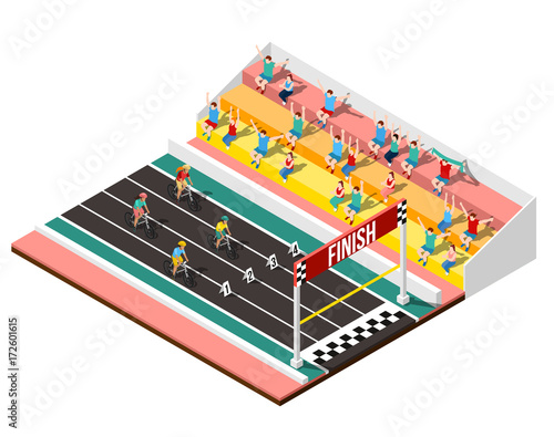 Cycling Isometric Design Concept