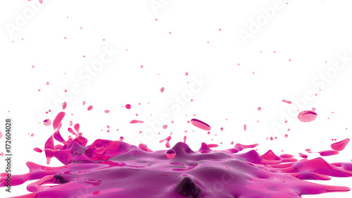 pink liquid