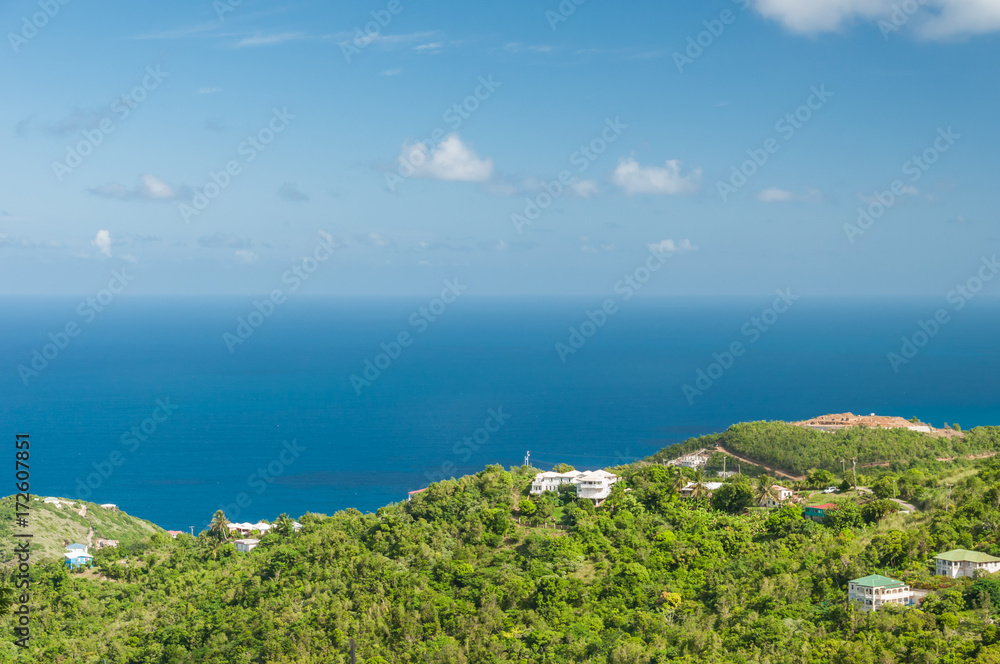Fototapeta premium Beautiful landscape of the Caribbean Island of Tortola