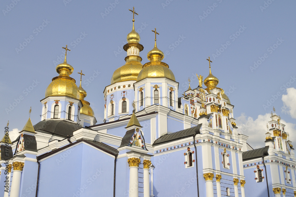 St. Michael's Golden-Domed Monastery in Kiev, Ukraine.