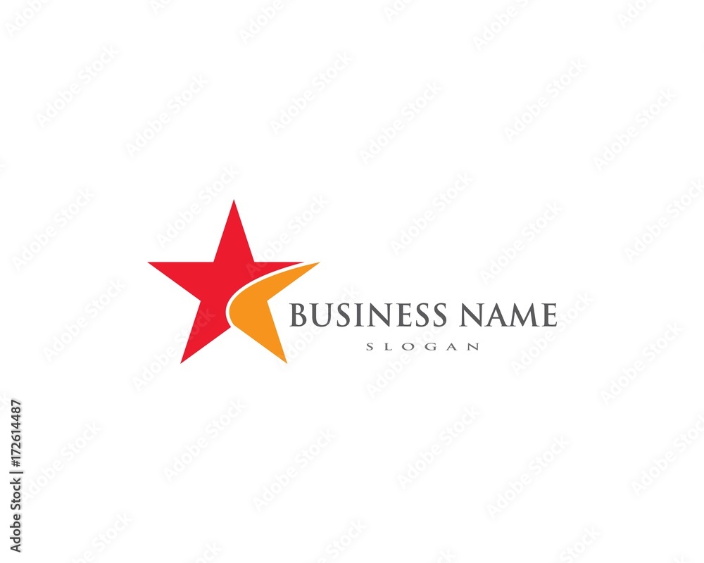 Star Logo Template vector icon illustration design Star Logo Template vector icon illustration design
