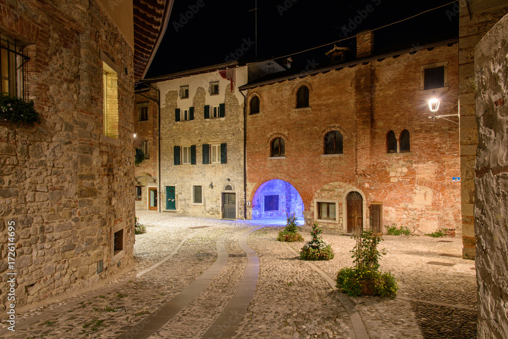 A night-time look at the beauties of Cividale del Friuli. UNESCO World Heritage Beauties