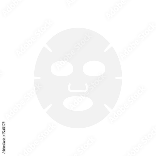 Facial mask flat icon