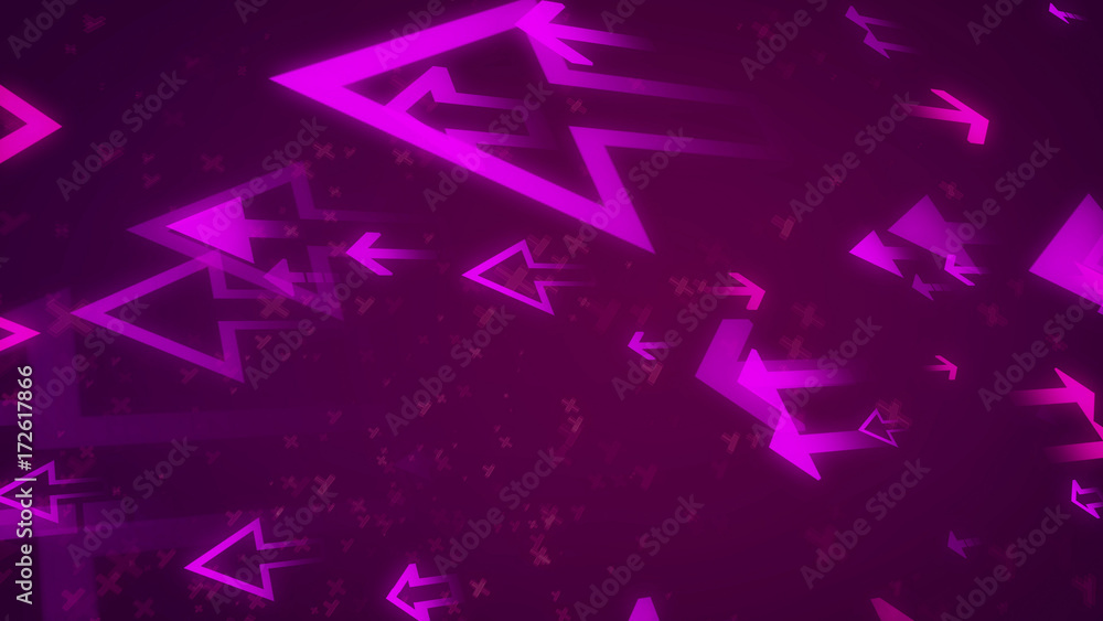 Abstract and aggressive arrows aimed left Abstract and aggressive arrows aimed left