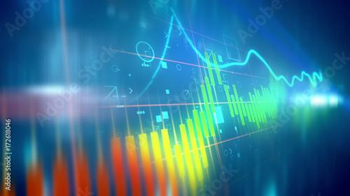 Shifting business line chart