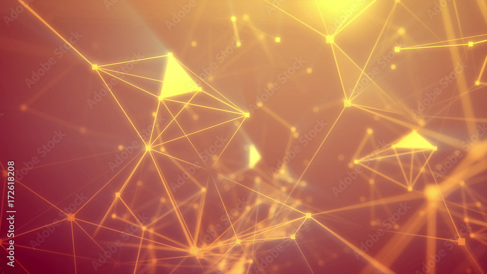 Journey through the abstract orange network Journey through the abstract orange network