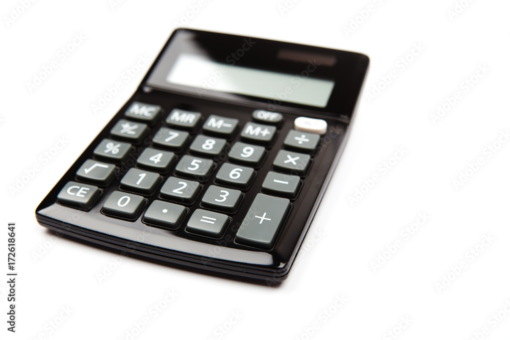 calculator isolated on white background calculator isolated on white background