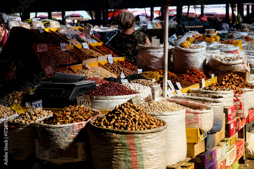 osh market kyrgyzstan photo