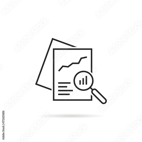 black linear document like auditing