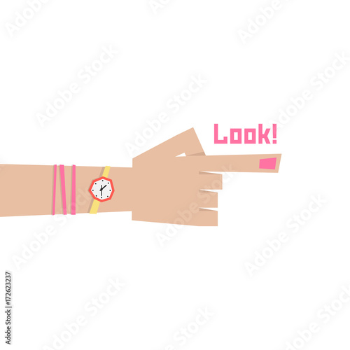 index finger of woman