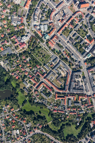 aerial view of the city center © mariusz szczygieł