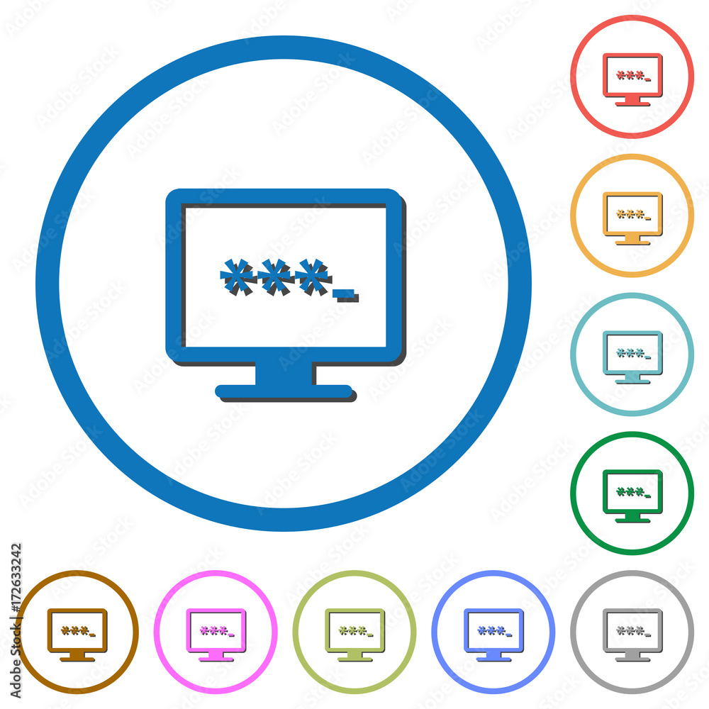 Enntering to application icons with shadows and outlines Enntering to application icons with shadows and outlines