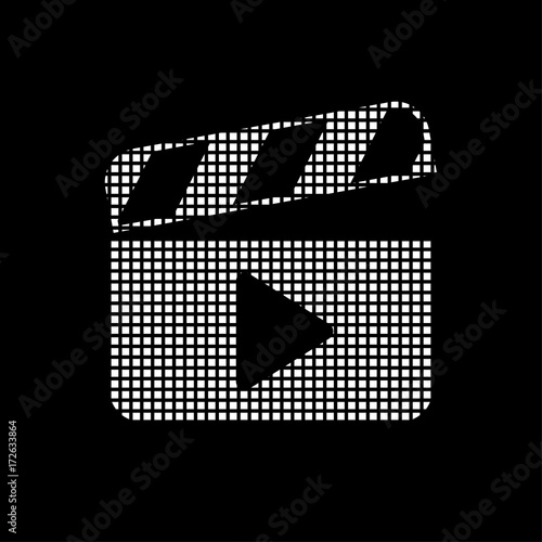 Pixel Icon - Filmklappe - Filmproduktion