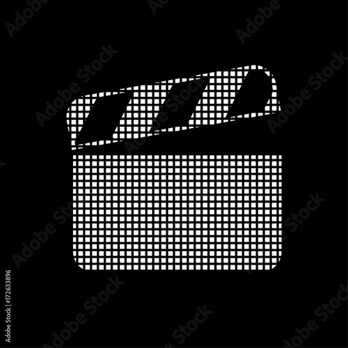 Pixel Icon - Filmklappe - Filmdreh