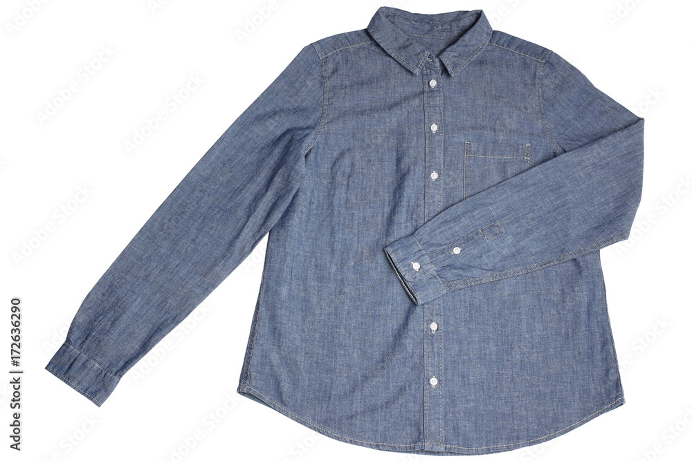 Blue women jeans shirt Blue women jeans shirt
