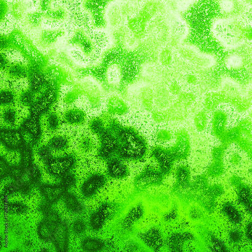 Colored textured background organic cell style. Green. Toned