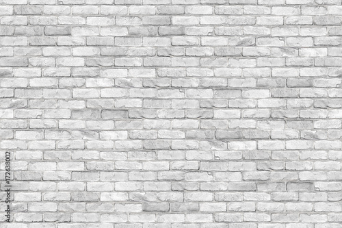 Seamless white brickwall brick stone wall texture background / Ziegelmauer Backsteinmauer weiß stein ziegelsteine verblender Hintergrund nahtlos