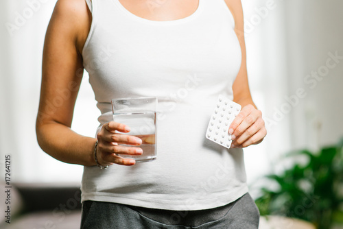 Slika na platnu Pregnancy healthy concept