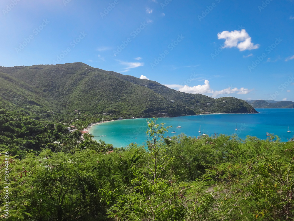 The caribbean island Tortola, British Virgin Islands