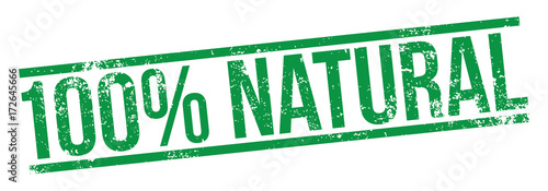 100% Natural Stamp