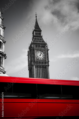 Roter bus in London