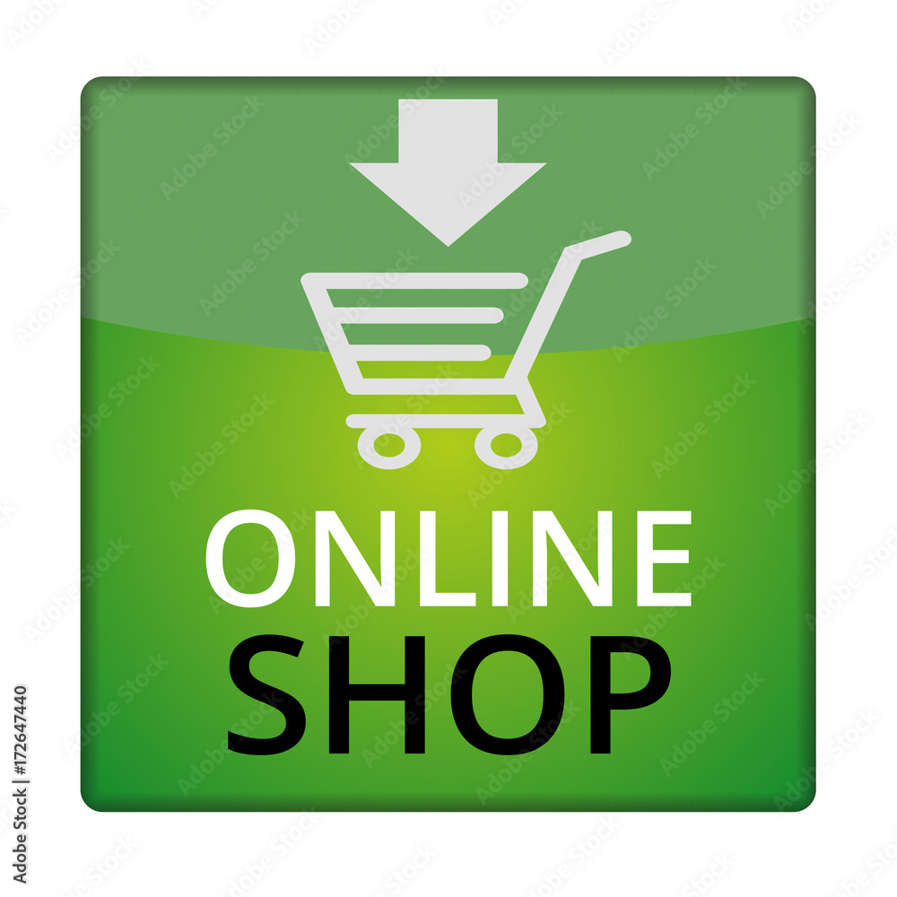 Online Shop, Web Button Online Shop, Web Button