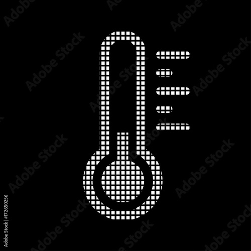 Pixel Icon - Thermometer kalt