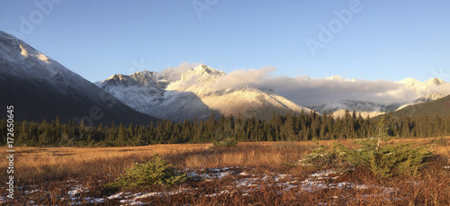 Alaska wilderness clouds forming