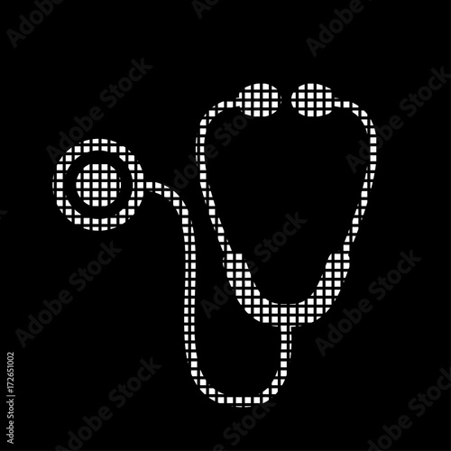 Pixel Icon - Stetoskop - Medizin