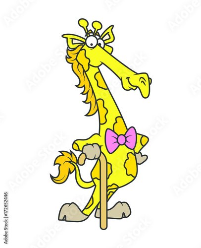 Cartoon Giraffe Lifestyle