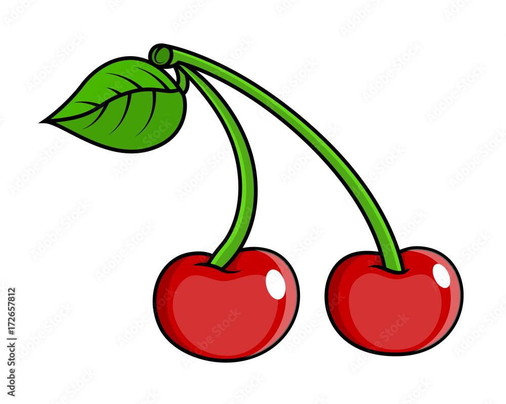 Cherries Vector Illustration Cherries Vector Illustration