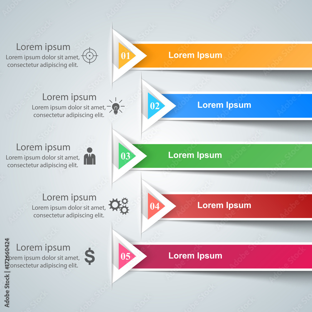 3D infographic design template and marketing icons. 3D infographic design template and marketing icons.