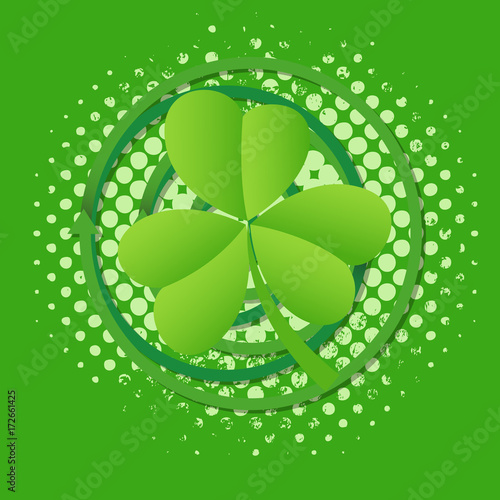 Clover Leaf Vector Background photo