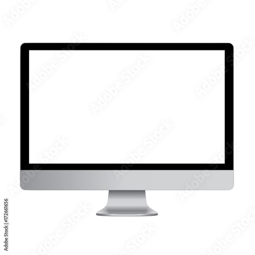 vector Modern Screen Monitor