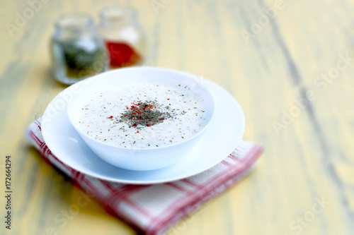 yoghurt soup photo