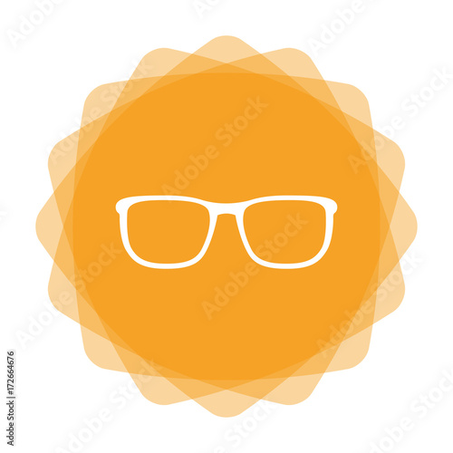 App Icon gelb -  Brille