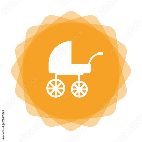 App Icon gelb - Kinderwagen