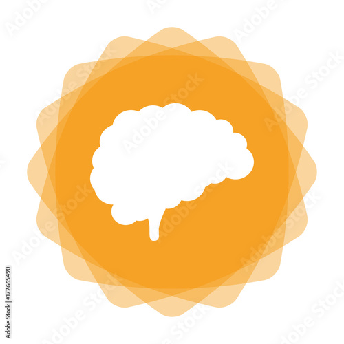 App Icon gelb - Gehirn