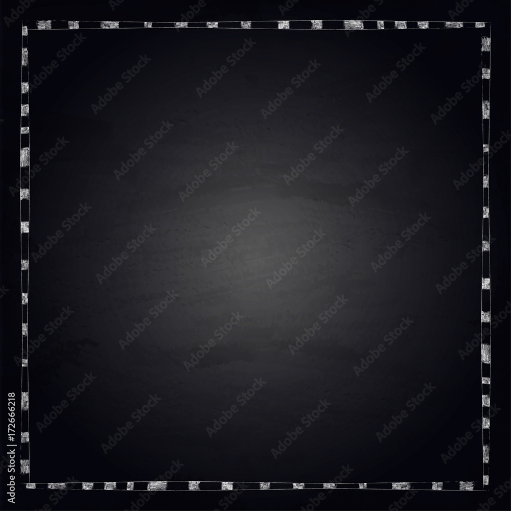 Chalkboard Background With Border