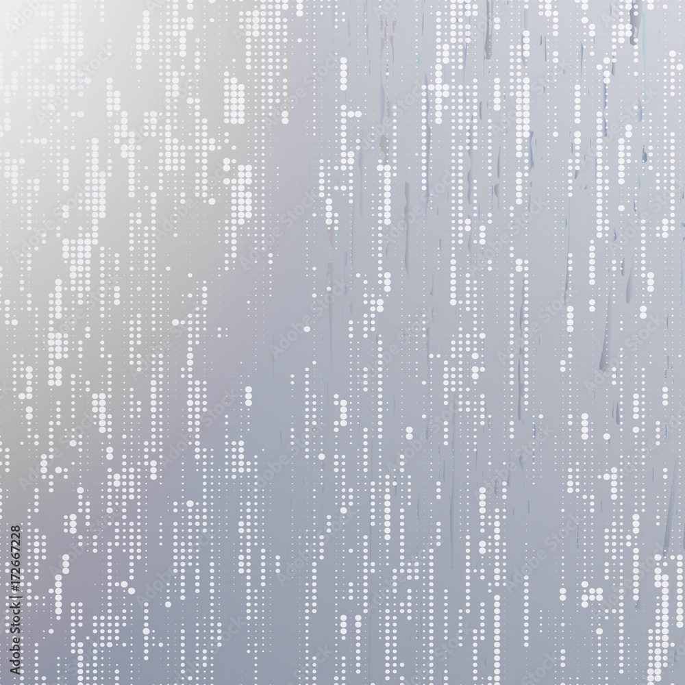 Gray silver dotted background Gray silver dotted background